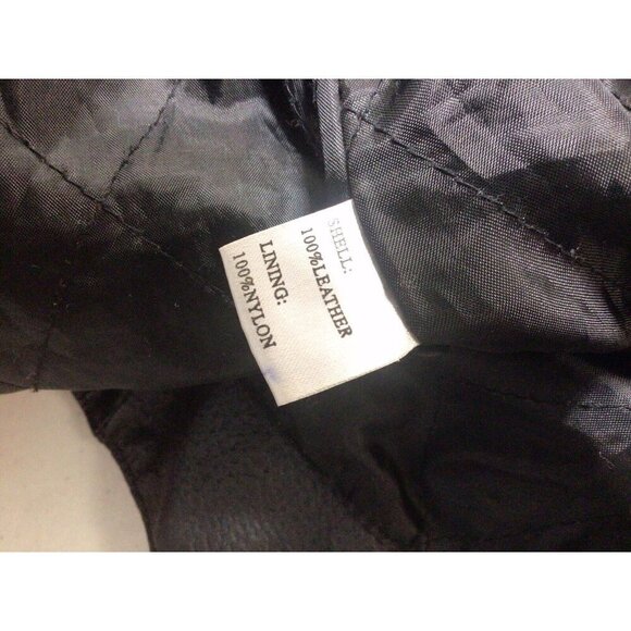 The J Collection Leather Jacket Coat Womens Medium - Picture 2 of 8